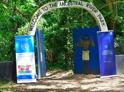 Assin Manso Slave River Site